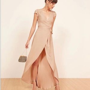 *SOLD* NWT Reformation Chamomile Wrap Maxi Dress